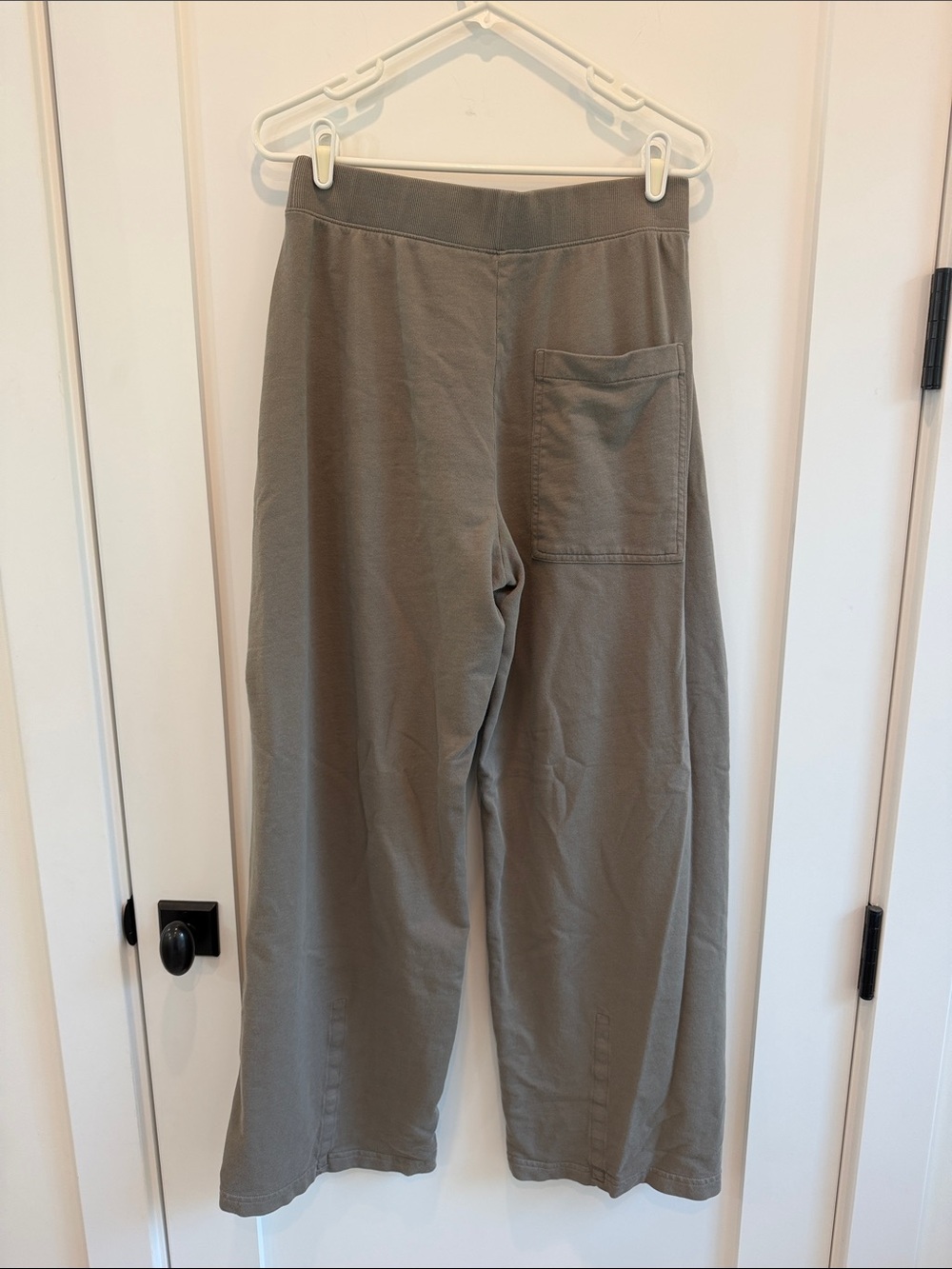 Tibi Light Weight Sweatshirting Winslow Pant Dark Stone Size S Small - Picture 3 of 8